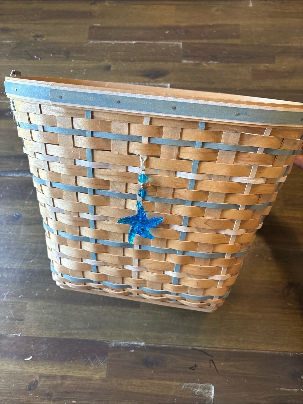 Longaberger 2006 Host Coastal Tote Basket Only Woven Beach Vintage grandma Charm